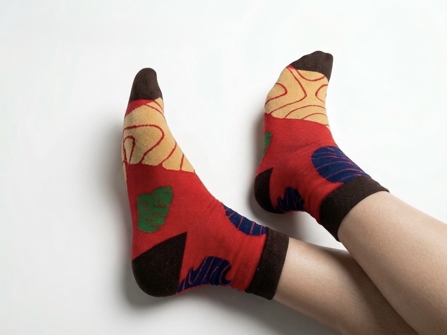 Patterned Cotton Socks